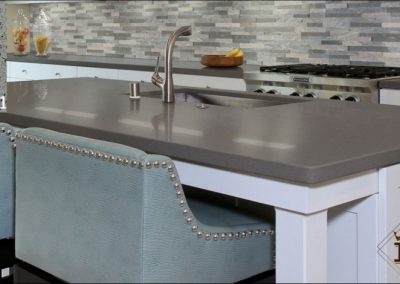Iced Gray Quartz Kitchen Countertop | Colorado Springs