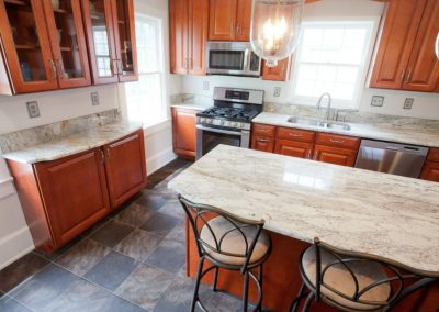Taupe White Granite Kitchen Countertop | Colorado Springs