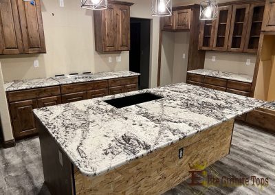 White Orion Granite Kitchen Countertop | Colorado Springs